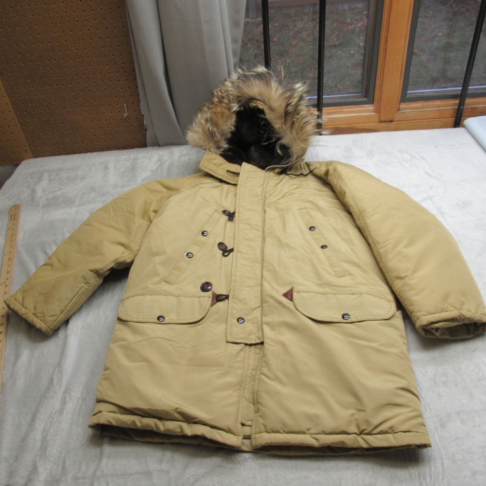 Golden Fleece Jacket Mens 38 Large Civilian Toggle Insulated‎ USA VTG 70s RARE